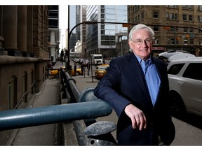 Tom Murphy, former Mayor of Pittsburgh, poses for a photo in downtown Calgary, Alta., on Thursday March 2, 2017, before speaking at Calgary's Downtown Economic Summit about how his city revitalized its fortunes after the collapse of the steel industry.