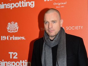 Actor Ewan McGregor attends a TriStar and Cinema Society screening of "T2 Trainspotting" at Landmark Sunshine Cinema on March 14, 2017 in New York City.