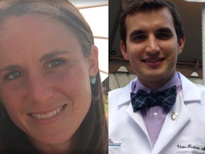 Boston doctors Lauren Zeitels and Victor Fedorov were identified as the two victims avalanche while snowshoeing at Lake Louise.