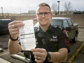 "Initially, my guys were a little hesitant, as they weren't sure how it would be received," says Sgt. David DenTandt of the Calgary police's experiment, which allows officers to write warnings rather than issue tickets.