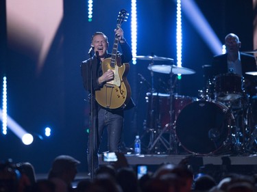 Bryan Adams performs at the Juno awards show Sunday April 2, 2017 in Ottawa.