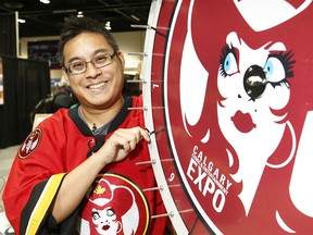 Founder and Director, Kandrix Foons during the 12th Annual Calgary Comic & Entertainment Expo (Calgary Expo) which runs from Thursday to†Sunday, April 30 at the BMO centre at Stampede Park on Thursday April 27, 2017. DARREN MAKOWICHUK/Postmedia Network