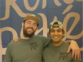 Colin Routledge and Nadim Kassam, who recently opened their Kona Poke eatery downtown, are already planning a second.