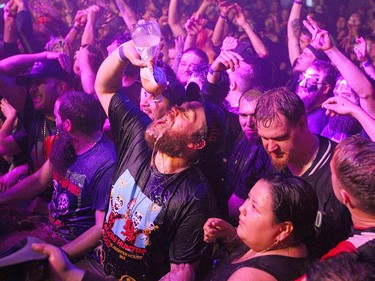during the Insane Clown Posse Juggalo Weekend held at the Marquee Beer Market in Calgary, Alta on Friday April 7, 2017. Jim Wells//Postmedia