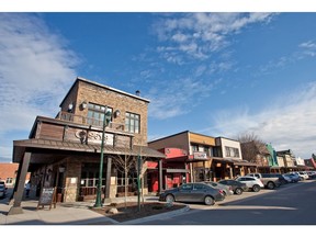 Downtown Whitefish is rich with western-themed stores, cafes, and watering holes.