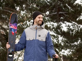 Mike Shaw poses in Calgary, Alta on Tuesday April 25, 2017. Shaw, a former freestyle skier who broke his neck in 2013 was told he'd never walk again. He is walking, and now is an inspirational speaker on grief and moving on after catastrophic loss for TedX and other organizations. Jim Wells//Postmedia