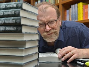 Author George Saunders discusses and signs copies of his new book Lincoln in the Bardo in Florida.