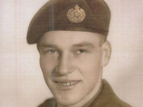 Gordon Norwood, 87, pictured in a photo taken during his time with the Canadian Armed Forces. Norwood is a Korean War veteran who served in the Canadian Armed Forces for more than 17 years.