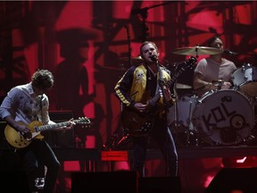 Kings of Leon perform during the MTV European Music Awards 2016, in Rotterdam, Netherlands, Sunday, Nov. 6, 2016. The band will play the Saddledome on Oct. 14.