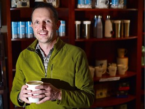 Canmore Uncorked organizer Andrew Nickerson is busy getting ready for Canmore Uncorked in Calgary, Alta., on April 19, 2017. The event will kick off May 3 with a launch party (More information at www.CanmoreUncorked.com/events). Ryan McLeod/Postmedia Network