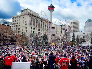 The Calgary Comic and Entertainment Expo kicked things off with the Parade of Wonders in downtown Calgary, Alta., on April 28, 2017. Thousands marched and lined the streets to watch the parade filled with nerds of all genres and styles, from comic books to television and board games, it was all on display. Ryan McLeod/Postmedia Network