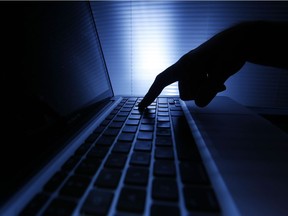 Photo illustration of computer crime