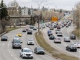 Crowchild Trail between Kensington Road and 5th Avenue N.W. was photographed on Saturday April 15, 2017.