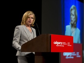 Calgary Economic Development CEO Mary Moran is working to lure the federal infrastructure bank to the city.