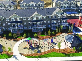 Partners Development Group’s ARRIVE townhomes include energy-saving features such as high-efficiency furnaces, EnergyStar appliances, Low-E windows and water-saving faucets and toilets.