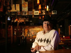 CAL0418- Harris Dvorkin, owner of the Ranchman's is celebrating its 35 anniversary on the 28th.  Photo Credit Leah Hennel/Calgary Herald for Entertainment story by Nick Lewis