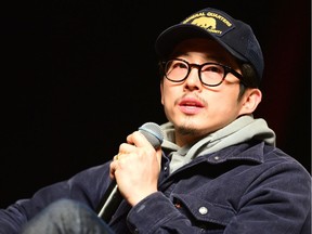 Much like his character's death in The Walking Dead, Steven Yeun was the grand finale for the final day of the Calgary Comic and Entertainment Expo at the Corral arena in Calgary, Alta., on April 30, 2017. Ryan McLeod/Postmedia Network