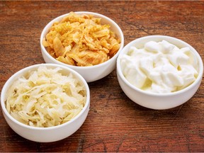 Sauerkraut, kimchee and yogurt are popular probiotic fermented foods, but do they help promote oral health?