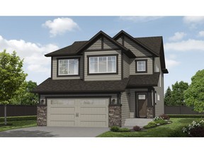An artist's rendering of the Kingston by Excel Homes in Sunset Ridge.