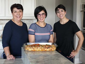 Angelina Fioretti and her daughters ,Nadia Carinelli and Sara Marghella, keep the pasta flowing in the family.