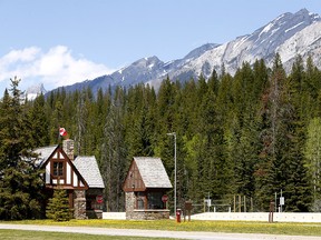 The gates into Banff National Park will be seeing an increase in tourism as all parks will be free to celebrate Canada 150 on Tuesday May 23, 2017. DARREN MAKOWICHUK/Postmedia Network