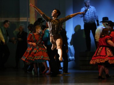 Alberta Ballet rehearses Our Canada with local square and line dancers at the Jubilee Auditorium on Wednesday May 3, 2017. The new ballet features the music of Gordon Lightfoot and will be a world premiere event running in Calgary May 4-6.
Gavin Young/Postmedia Network