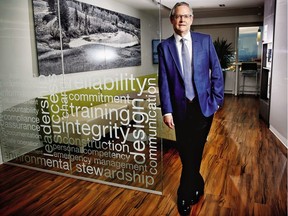 CEO of Husky Energy Inc., Rob Peabody at the company's offices in Calgary.