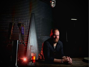 Chris Irving poses for a portrait at Tool Shed Brewery in Calgary.