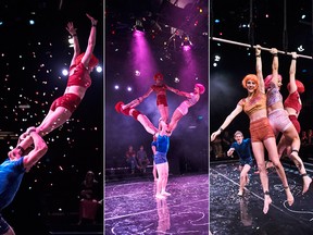 Scenes from When One Door Closes, the newest acrobatic show from Australia's CIRCA that runs at Theatre Junction Grand from May 9 to 13.