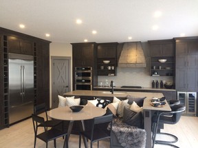 The kitchen in the Vista show home by Morrison Homes in Auburn Bay.