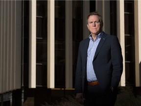 Dave Mowat, president and CEO of ATB Financial, outside his offices in Edmonton, Alberta on Tuesday, July 14, 2015.