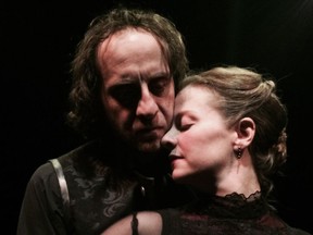 Haysam Kadri and Anna Cummer star in the The Shakespeare Company's production of Macbeth, which opens on Friday.