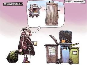John Larter editorial cartoon for Calgary Herald, May 3, 2017.
