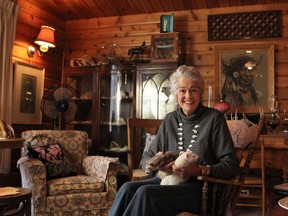 Gavin Young, Calgary Herald CALGARY, AB: November 27, 2012 - Heather MacEwan-Foran, the daughter of Grant MacEwan, was photographed with her two ferrets Oliver and Jasper in her rural home southwest of Calgary on Tuesday November 27, 2012. (Gavin Young/Calgary Herald)  (For Edmonton Journal story by Liz Withey)