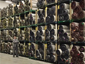 Mick Letch, general manager of Western Canada GES. The company, which supplies carpets and other materials for exhibitions and shows, has moved into new location. Supplied photo, for David Parker column