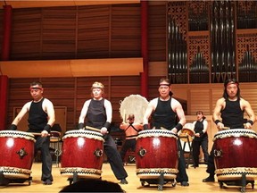 Midnight Taiko Kai Drummers.