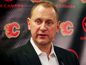 Calgary Flames GM, Brad Treliving (file photo)