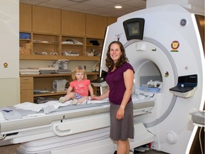 Catherine Lebel, an assistant professor in the Department of Radiology,  received a grant to explore how the brain develops for a toddler learning how to acquire reading and writing skills.