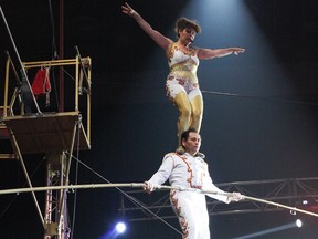 Guerrero Duo the high wire act that will perform at the Royal Canadian Family Circus - Val's story