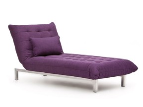 Structube's Flow chaise lounge, with flattens into a single bed.