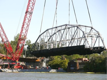 The 12 street zoo bridge in Calgary was removed with no incident on Monday May 29, 2017.