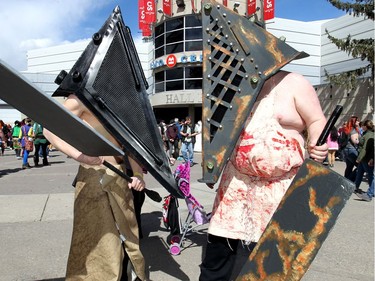 Thousands came out during the 12th Annual Calgary Comic & Entertainment Expo (Calgary Expo) which runs from Thursday to Sunday at Stampede Park on Saturday April 29, 2017. DARREN MAKOWICHUK/Postmedia Network