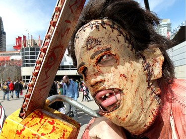 Thousands came out during the 12th Annual Calgary Comic & Entertainment Expo (Calgary Expo) which runs from Thursday to Sunday at Stampede Park on Saturday April 29, 2017. DARREN MAKOWICHUK/Postmedia Network