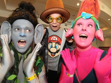 Thousands came out during the 12th Annual Calgary Comic & Entertainment Expo (Calgary Expo) which runs from Thursday to Sunday at Stampede Park on Saturday April 29, 2017. DARREN MAKOWICHUK/Postmedia Network