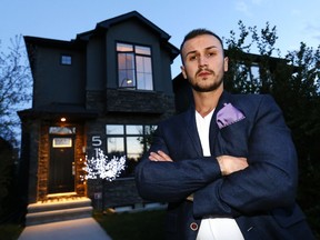 Vedran Cankovic in front of his Windsor Park home as he wants to convert it into a drug treatment centre in Calgary as angry residents filled the Windsor Park community hall against his plans on Wednesday May 10, 2017. DARREN MAKOWICHUK/Postmedia Network