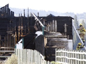 Fire crews from Exshaw were called to an early-morning fully involved blaze at 3:57 A.M. at the historic McDougall Church in Rocky View County, Alta., on May 22, 2017.