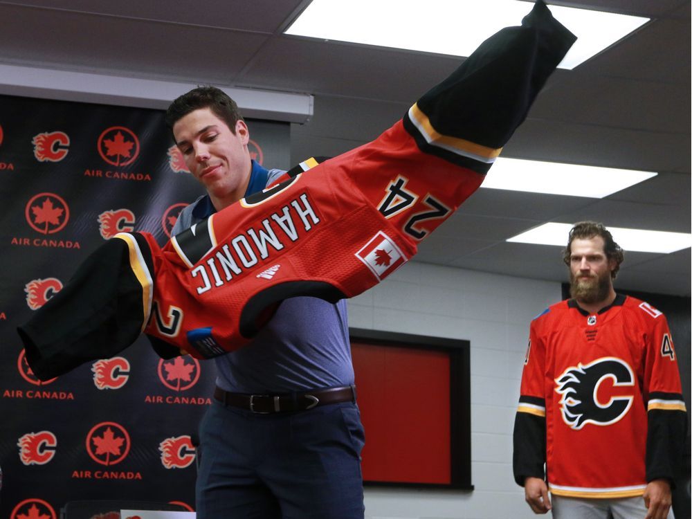 Travis Hamonic eager to join T.J. Brodie as Calgary Flames defence