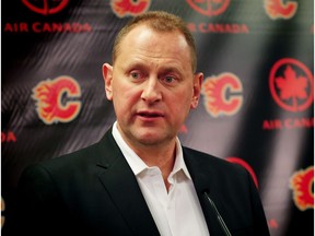 Calgary Flames GM, Brad Treliving (file photo)