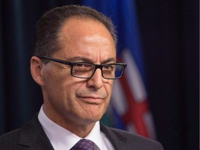 Ceci

Alberta Finance Minister Joe Ceci releases the 2015-16 year-end financial results in Edmonton on Wednesday, June 29, 2016. Alberta's fiscal outlook for this year is a tiny bit better, but still billions of dollars in the red. Ceci says the estimated deficit for this year has been revised to $10.8 billion, slightly lower than the $10.9 billion forecast three months ago.THE CANADIAN PRESS/Amber Bracken ORG XMIT: CPT129

June 29, 2016 file photo
AMBER BRACKEN,
