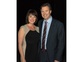 Cal 06010 Turn 5  The 23rd annual Calgary Women's Emergency Shelter's (CWES) Turning Points Gala held Apr 27 at the Telus Convention Centre was an enormous success and raised $628,000. Pictured is gala co-chair Sherri Logel and her husband, Logel Homes Tim Logel.